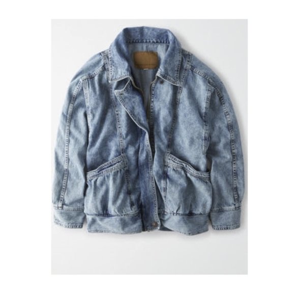 Oversized Vintage Denim Jacket - Picture 1 of 1